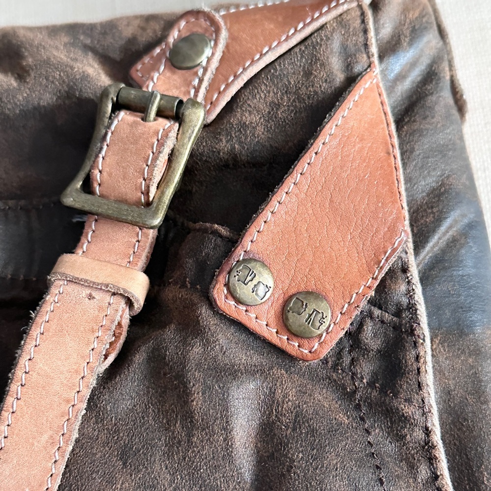 Bed Stu Declan Waxed Canvas Messenger Bag - Picture 6 of 13